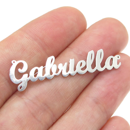 925 Sterling Silver "Gabriella" Personalized Centerpiece Pendant