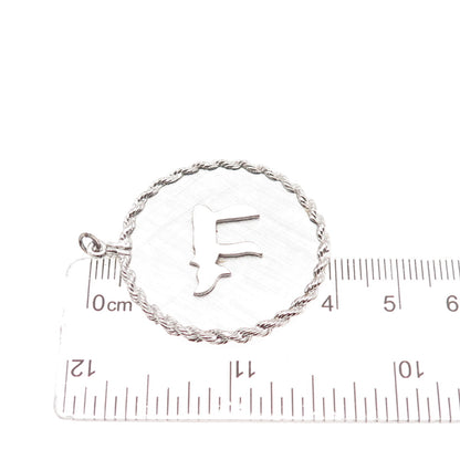 JAY POSON 925 Sterling Silver Vintage Chai Judaica Charm Pendant