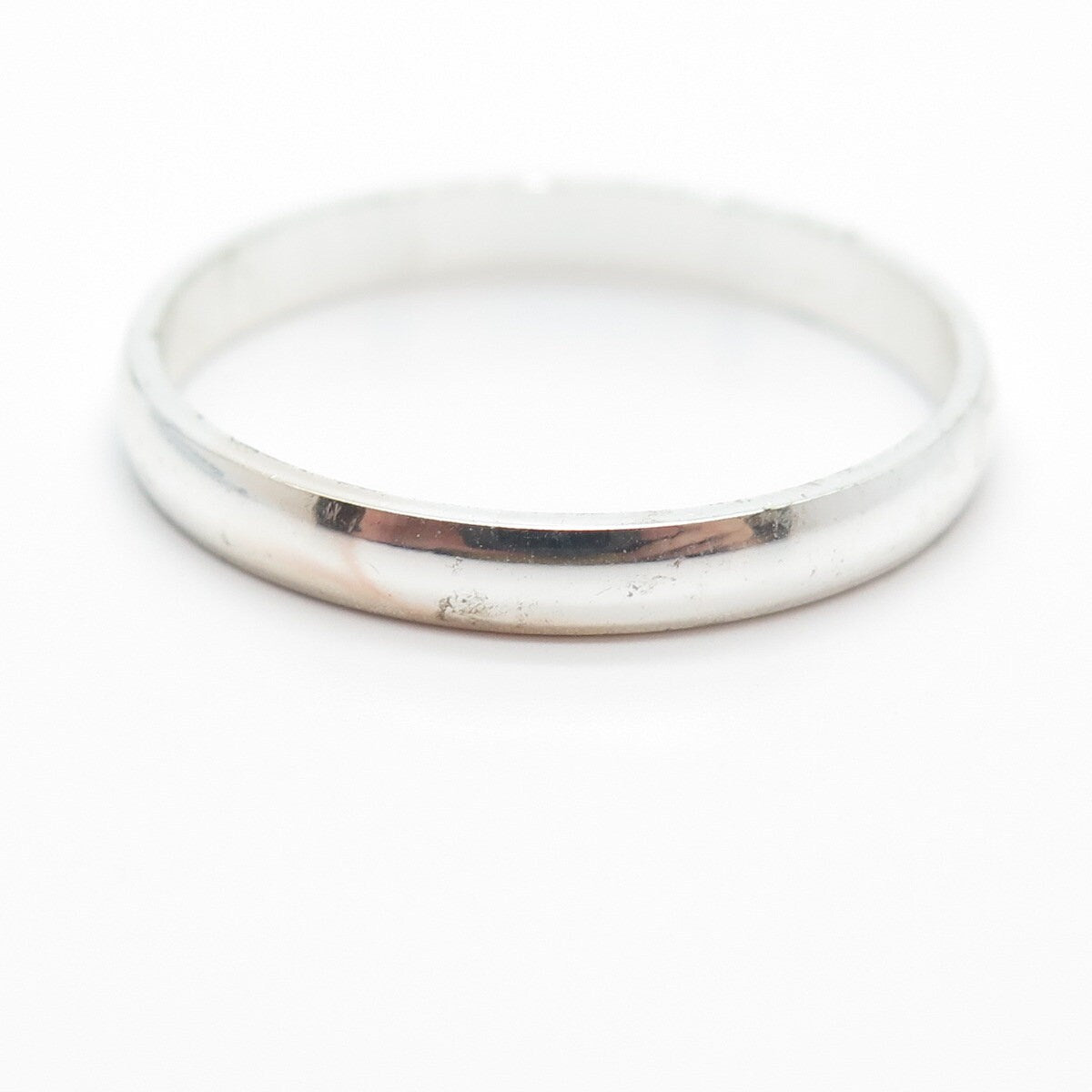 925 Sterling Silver Vintage Classic Band Ring Size 12.25