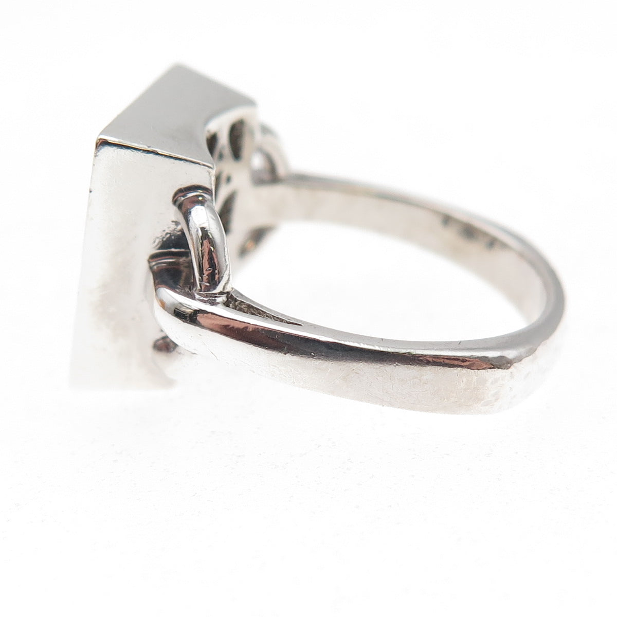 Michael Valitutti Gems En Vogue 925 Sterling Silver Round-Cut C Z Ring Size 7
