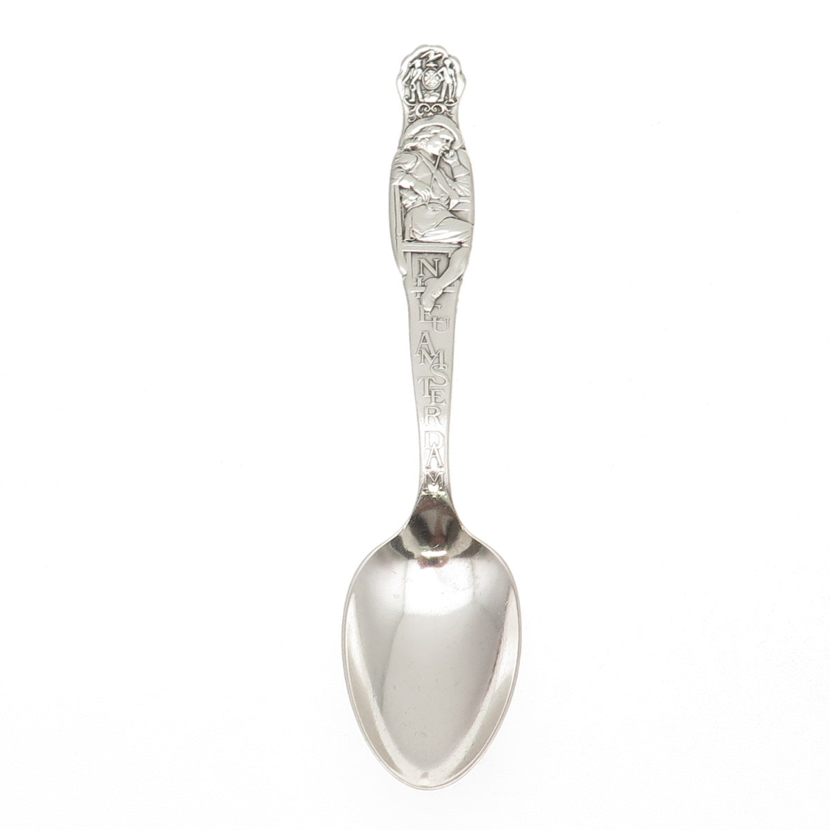 Whiting Mfg. 925 Sterling Silver Antique Art Deco New Amsterdam Coffee Spoon