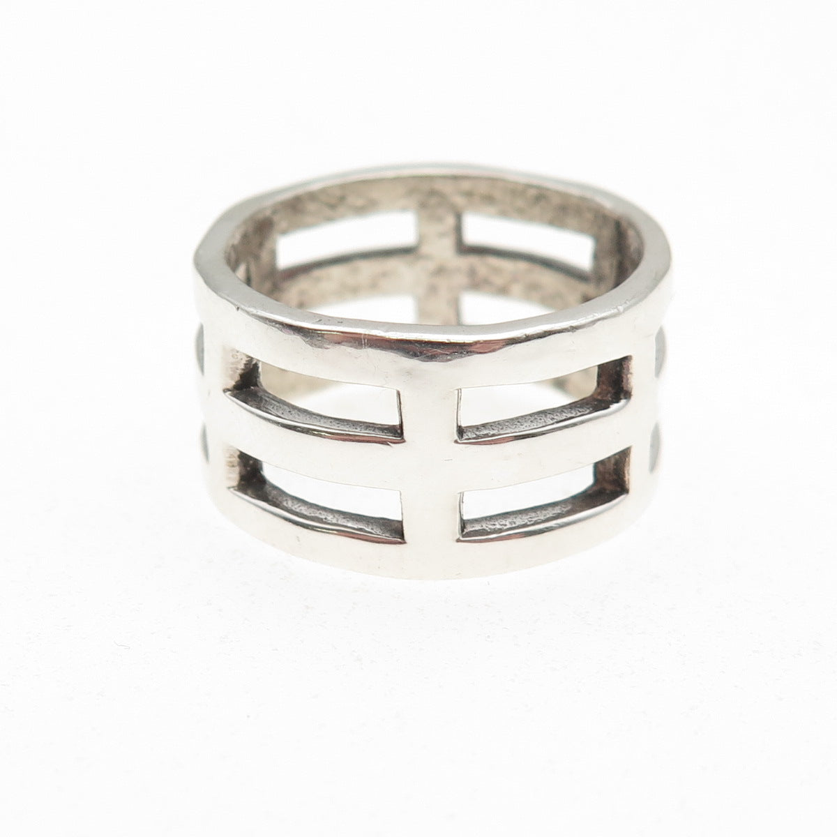 925 Sterling Silver Vintage Arcane Ring Size 7.5