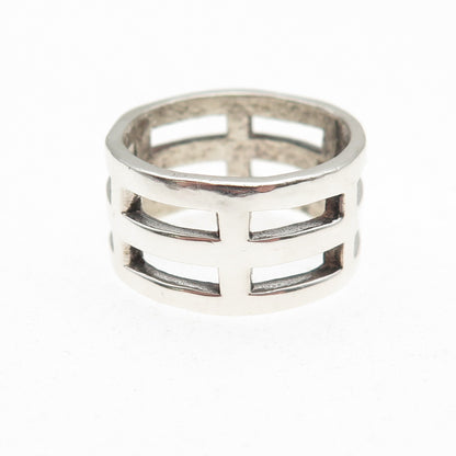 925 Sterling Silver Vintage Arcane Ring Size 7.5