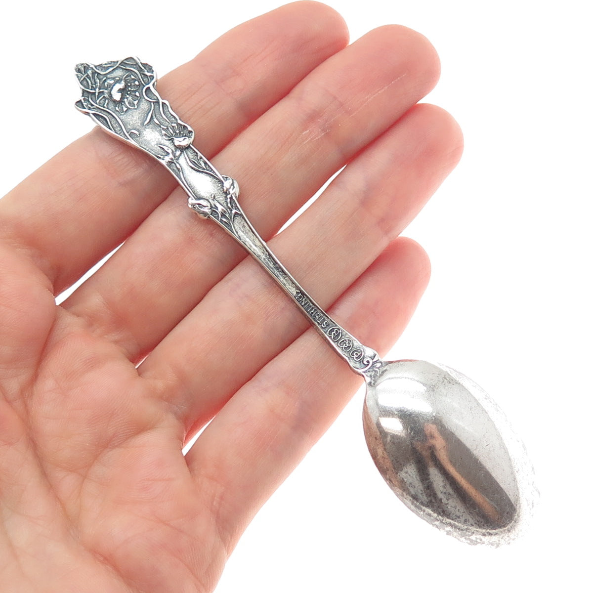 PAYE & BAKER 925 Sterling Silver Antique Casino Asbury Park NJ Coffee Spoon