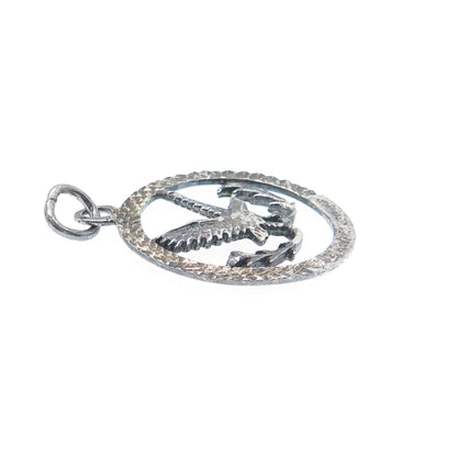 925 Sterling Vintage GMC Birmingham Gleneagles Golf Club Diamond-Cut Pendant