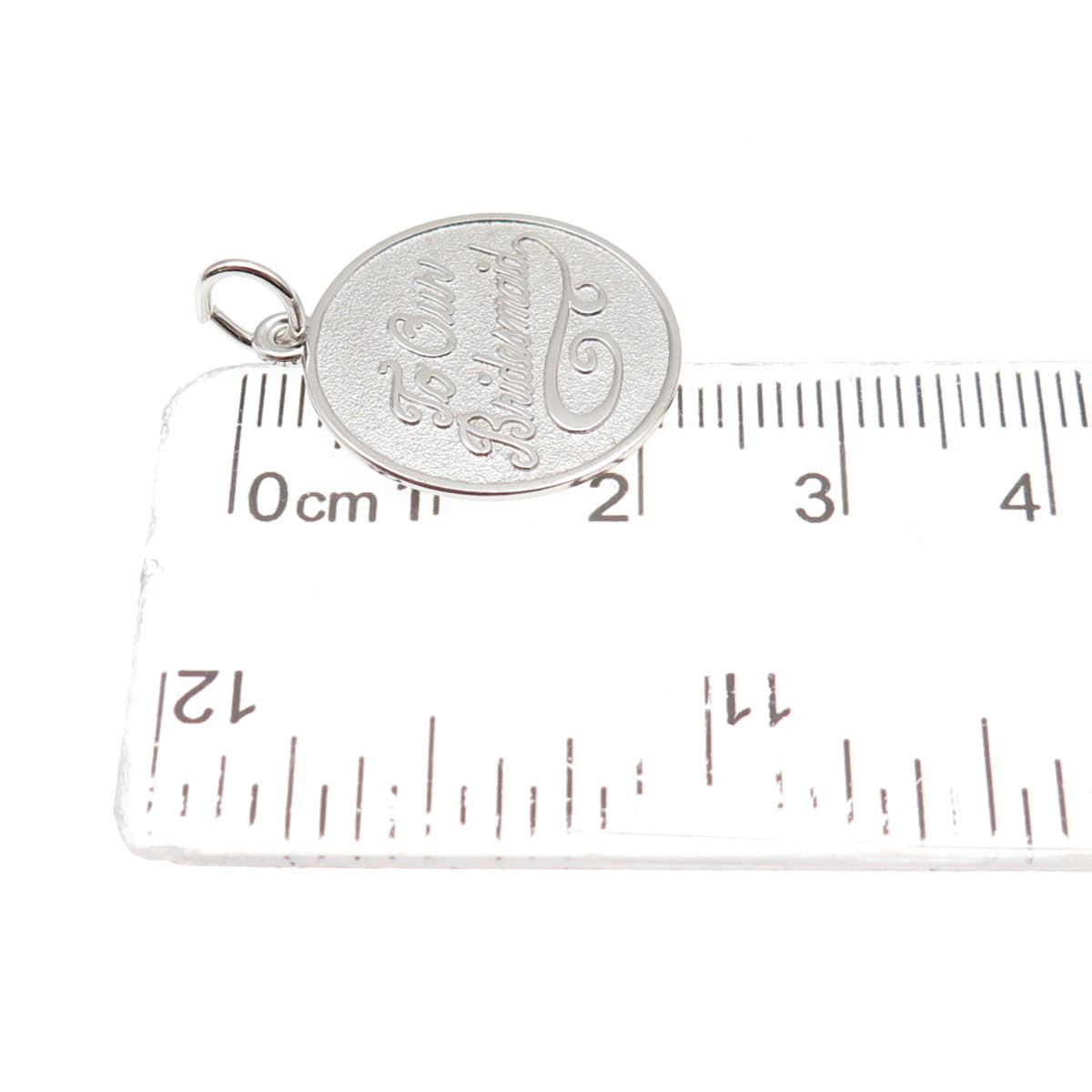 Rembrandt RJL 925 Sterling Silver Vintage To Our Bridesmaid Mini Charm Pendant