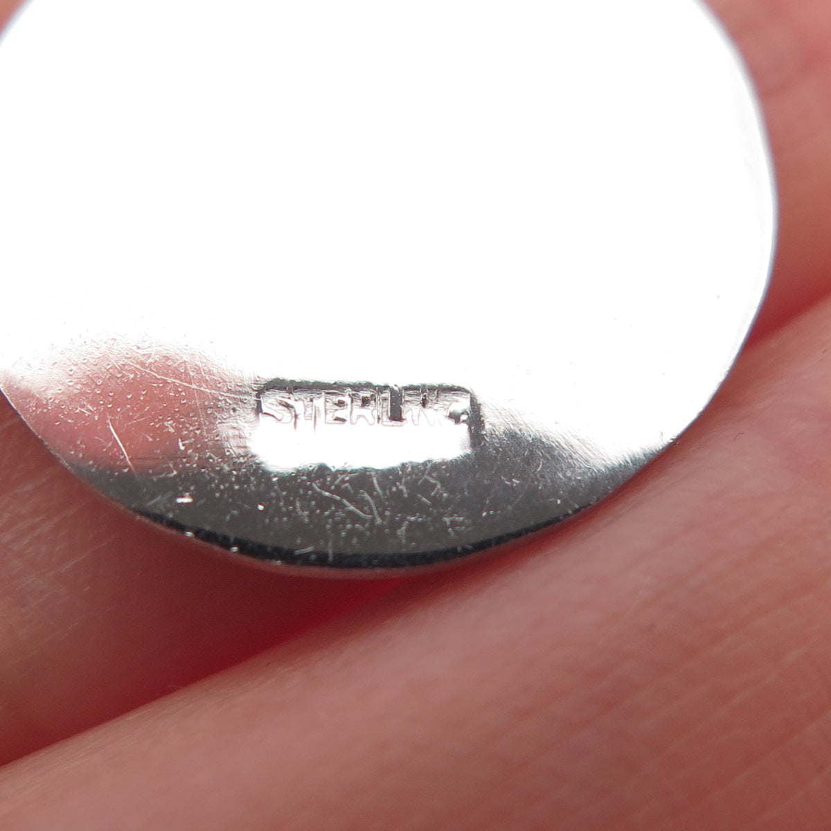 925 Sterling Silver Vintage Enamel Sweet 16 Charm Pendant