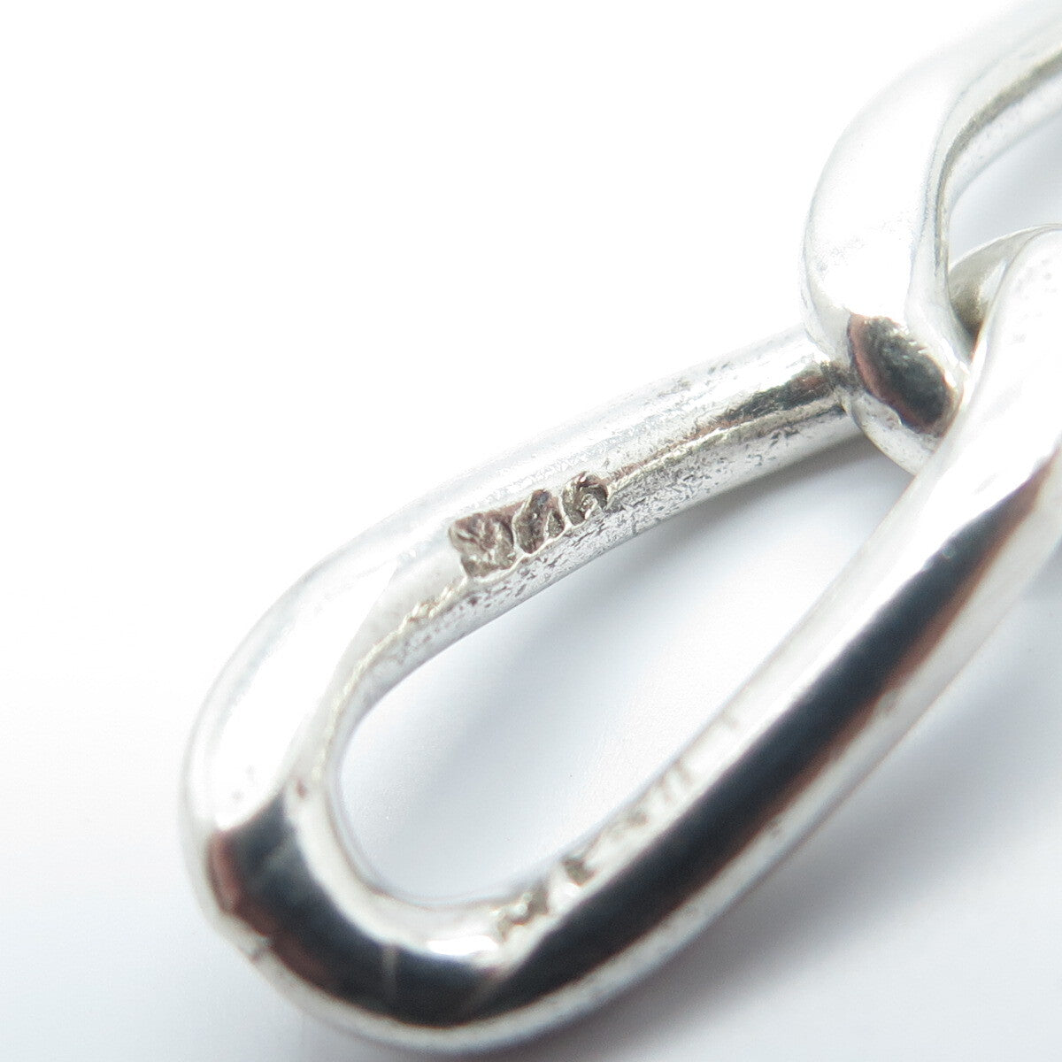 925 Sterling Silver Vintage Mexico Curb Link Bracelet 7"