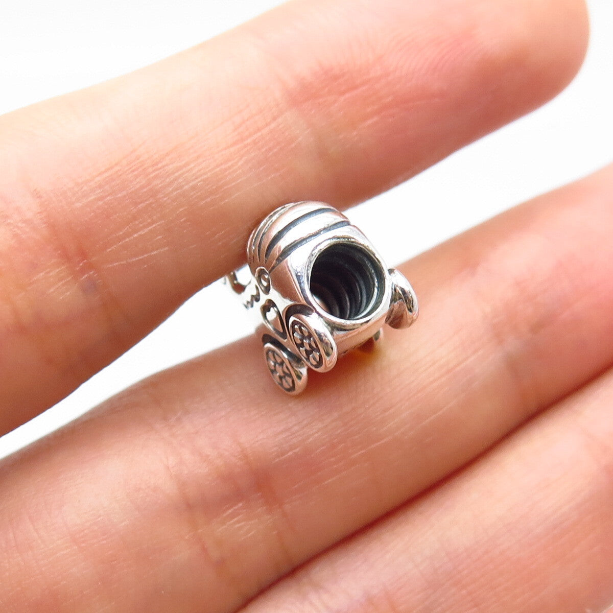 925 Sterling Silver Pandora Baby Carriage / Stroller Bead Charm