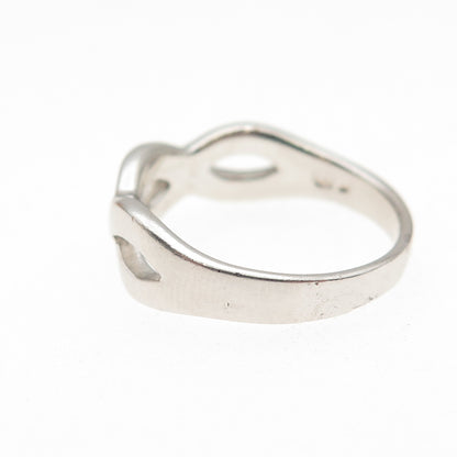 Ross Simons 925 Sterling Silver Vintage Woven Ring Size 6.75