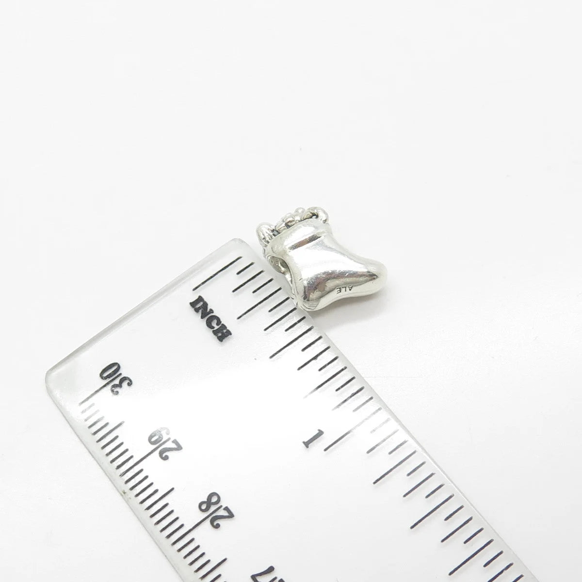925 Sterling Silver Vintage Pandora Christmas Soak / Keepsake Bead Charm