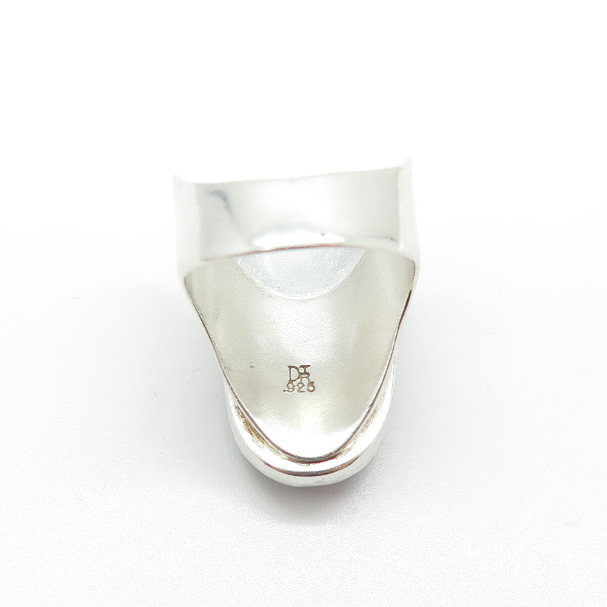 JAY KING DESERT ROSE 925 Sterling Silver Vintage Real Serpentine Ring Size 8