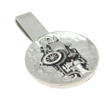 925 Sterling Silver Antique Art Deco Retro Car Tie Clip
