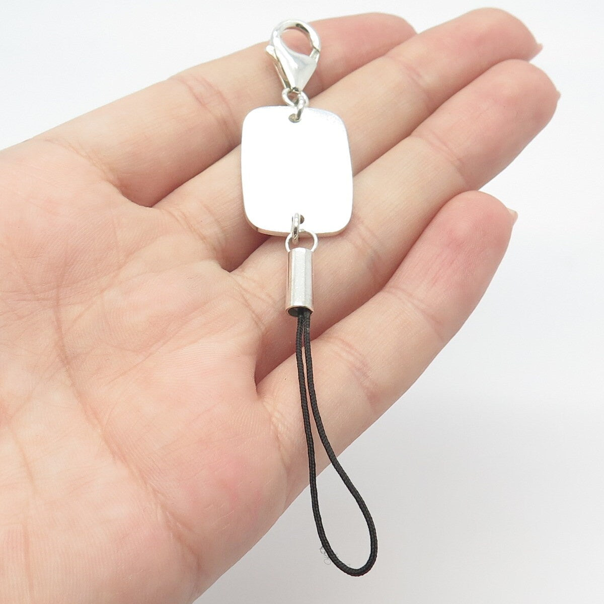 925 Sterling Silver Vintage Fob Key Holder