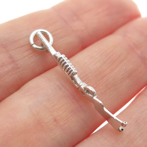 925 Sterling Silver Vintage Marry Her Weapon Charm Pendant