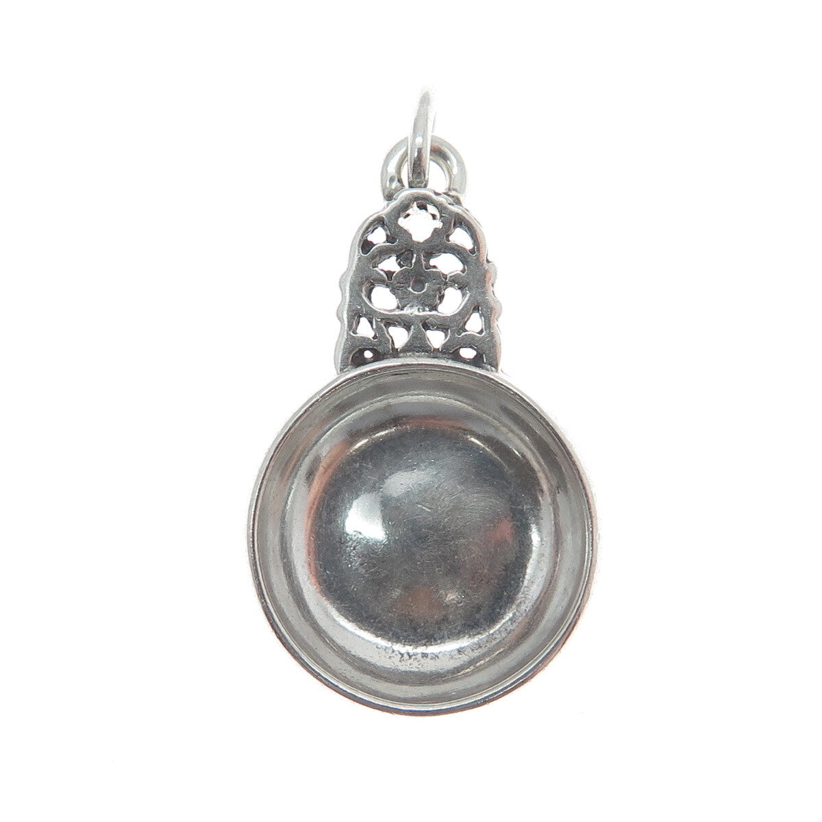 CINI 925 Sterling Silver Antique Art Deco Porringer Charm Pendant