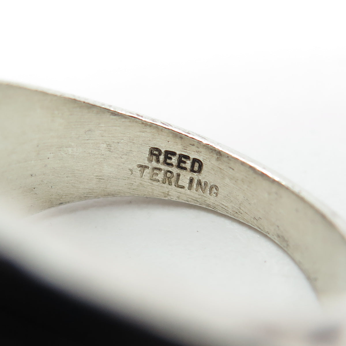 REED 925 Sterling Silver 2010 Glass Louis Armstrong Middle School Ring Size 9.25