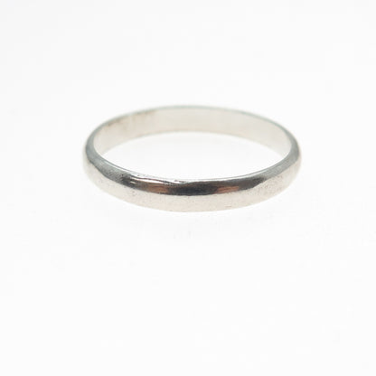 BOMA 925 Sterling Silver Vintage Classic Wedding Band Ring Size 8.75