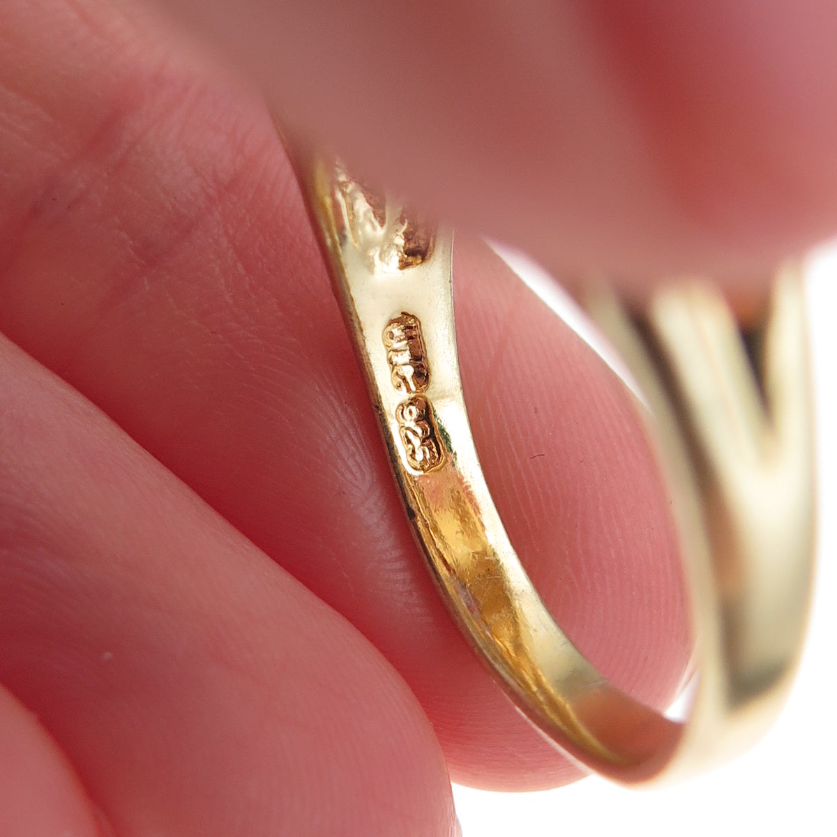 925 Sterling Silver Gold Plated Real Amethyst Ring Size 9