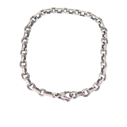 Tiffany & Co. 925 Sterling Silver Vintage Rolo Link Bracelet 6.75"