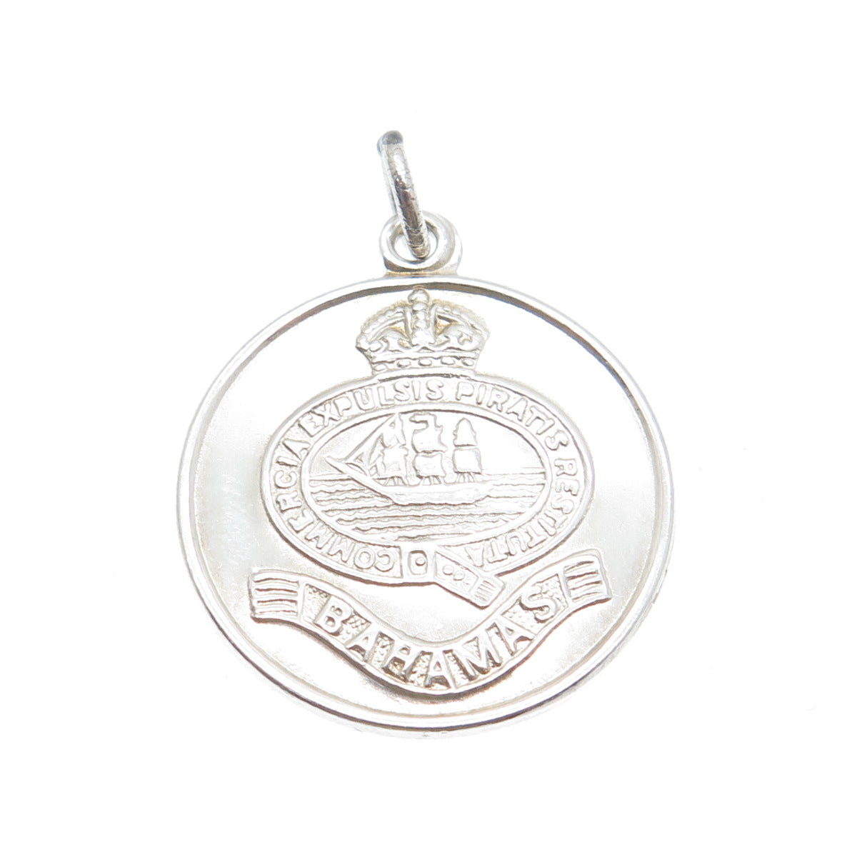 PAYTON PEPPER & SONS LTD Sterling Silver Vintage 1966 Birmingham Bahamas Pendant