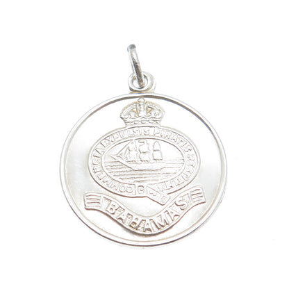 PAYTON PEPPER & SONS LTD Sterling Silver Vintage 1966 Birmingham Bahamas Pendant