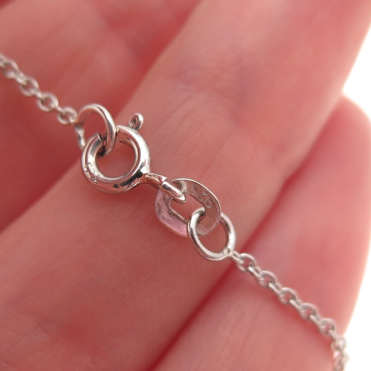 Chuck Clemency 925 Sterling Silver Real Tanzanite Cable Chain Necklace 20"