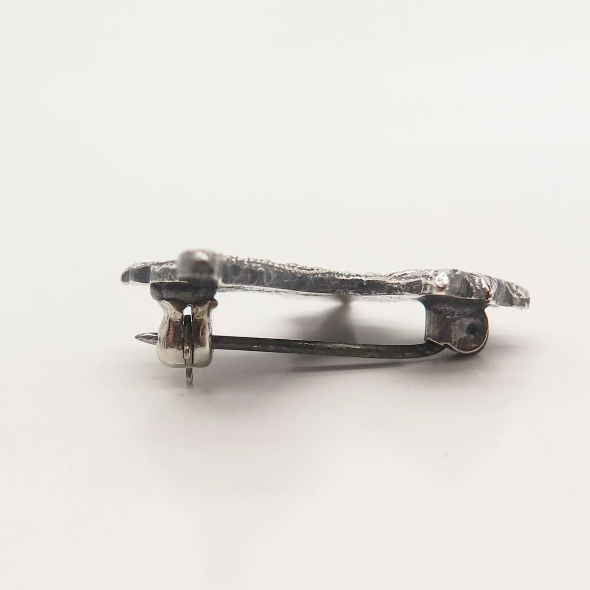 800 Silver Vintage Dog Pin Brooch