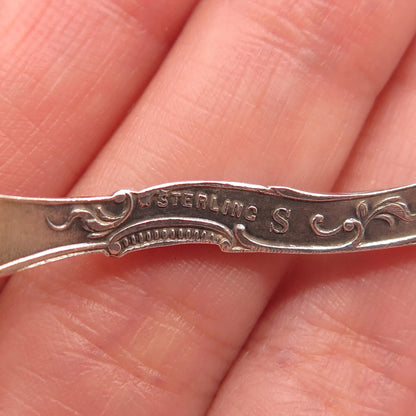 925 Sterling Silver 2-Tone Vintage "Winchester / Kentucky" Ornate Spoon