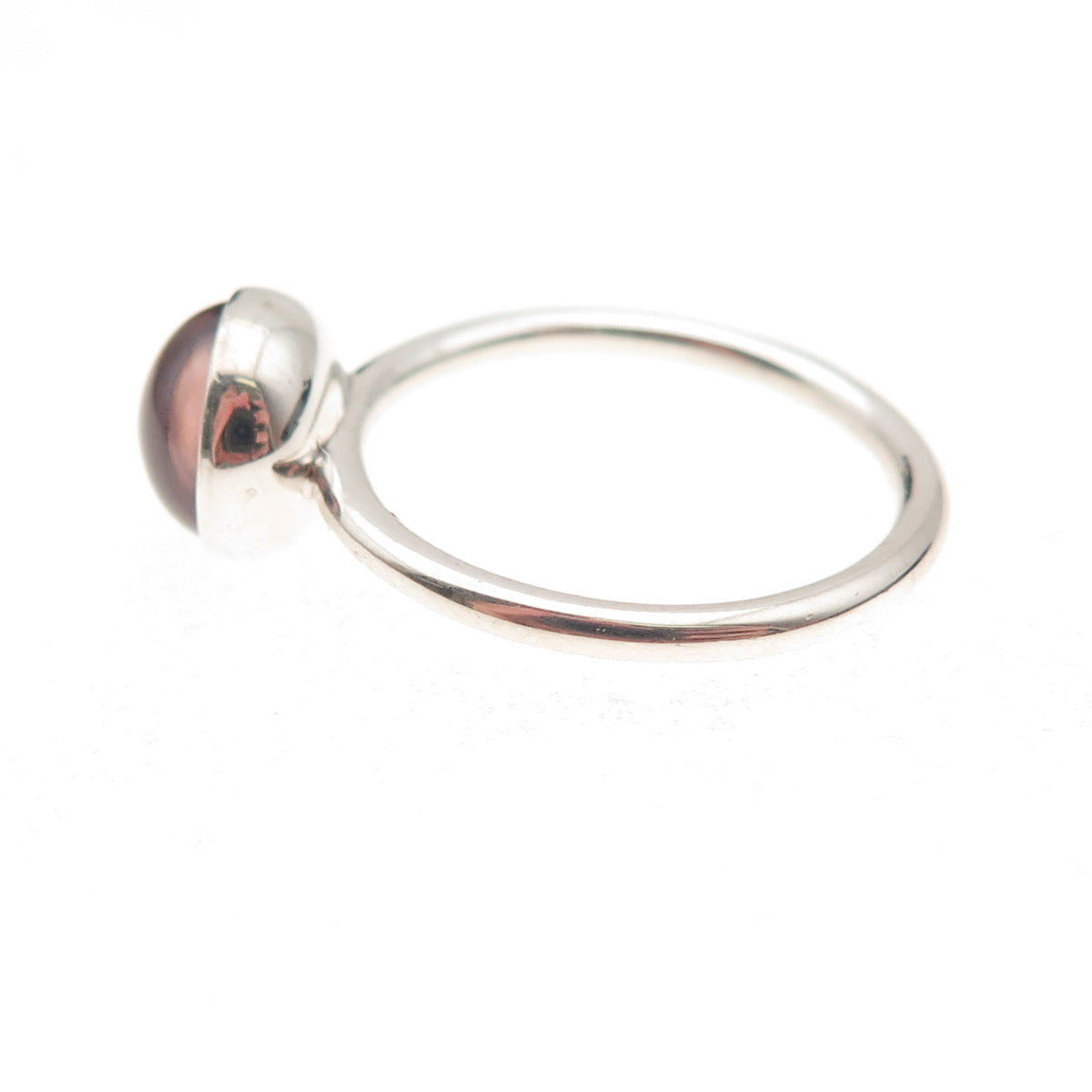 Pandora 925 Sterling Silver Pink Crystal October Birthstone Ring Size 6