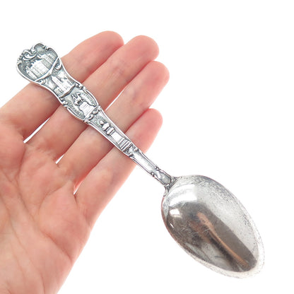 MECHANICS 925 Sterling Silver Antique Cincinnati Fountain Ohio Coffee Spoon