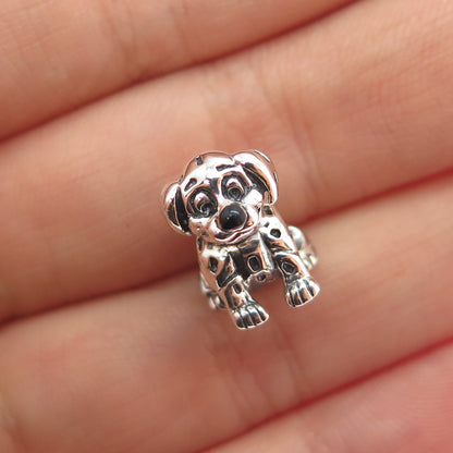 CHAMILIA & DISNEY 925 Sterling Silver Lucky The Dalmatian Slide Bead Charm