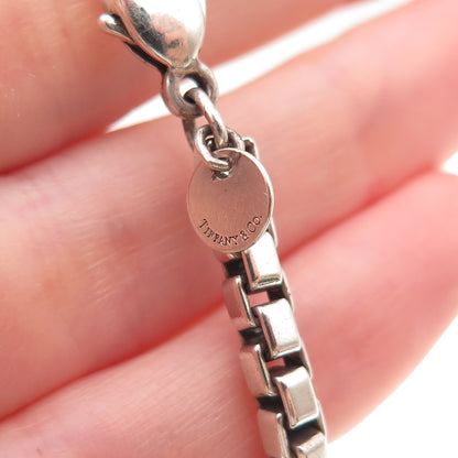 Tiffany & Co. 925 Sterling Silver Vintage Venetian Link Bracelet 7.25"