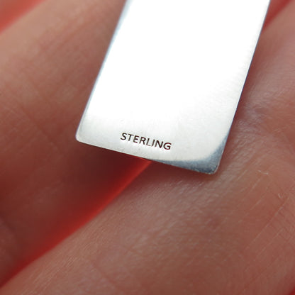 925 Sterling Silver Red Enamel Just Have To Date Myself Minimalist Charm Pendant