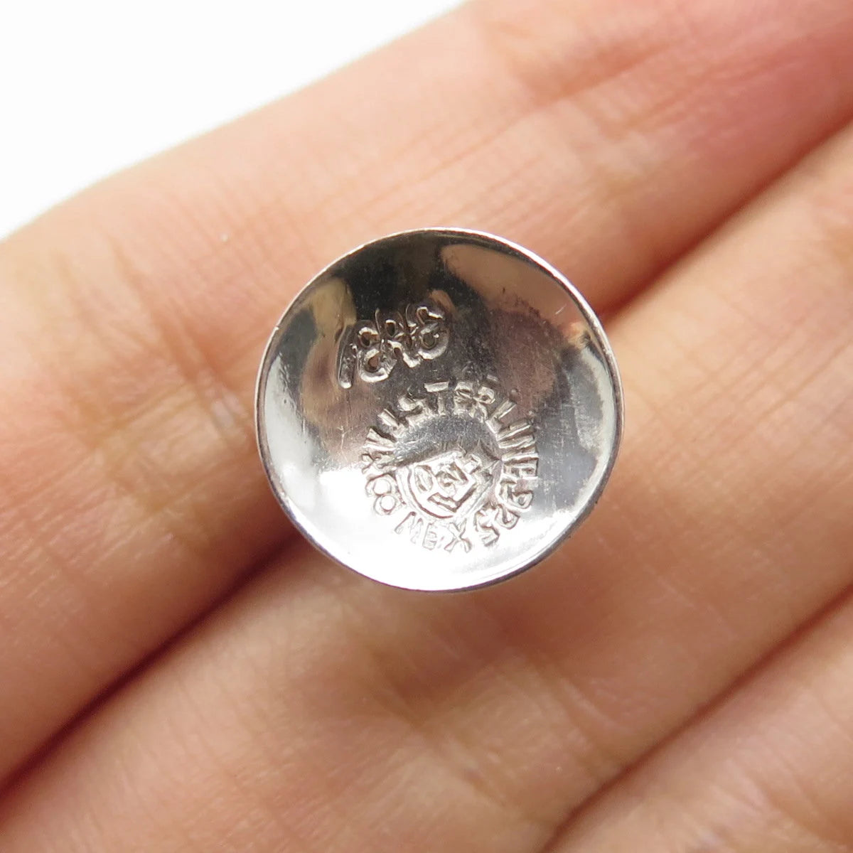 925 Sterling Silver Vintage Mexico Modernist Lapel Pin