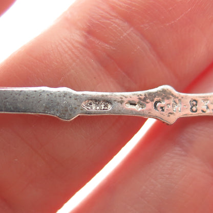 GEBR. HUISMAN GH3 833 Silver Antique Dutch Hotel de Ville Brussels Coffee Spoon