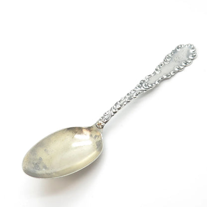 925 Sterling Silver Antique 1892 R. Wallace & Sons Mfg. Co Ornate Spoon