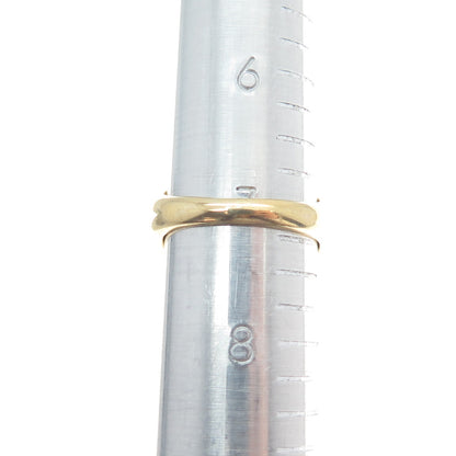 ARGENT BY PAIGE 925 Sterling Silver Gold Plated Real MOP & C Z Ring Size 7.25