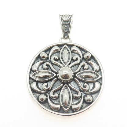 MARK WASSERMAN SAMARA 925 Sterling Silver Vintage Mexico Ornate Pendant