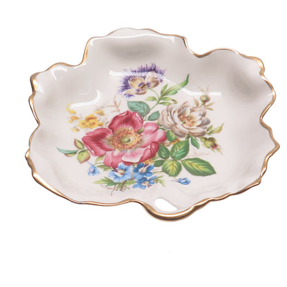LIMOGES Antique France Floral Hand Painted Collectable Porcelain Cabinet Plate