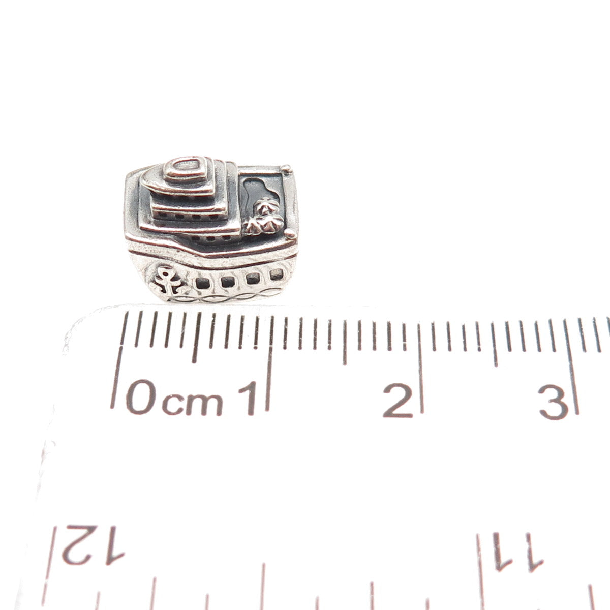 PANDORA 925 Sterling Silver Cruise Ship Slide Bead Charm