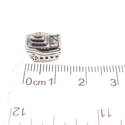 PANDORA 925 Sterling Silver Cruise Ship Slide Bead Charm