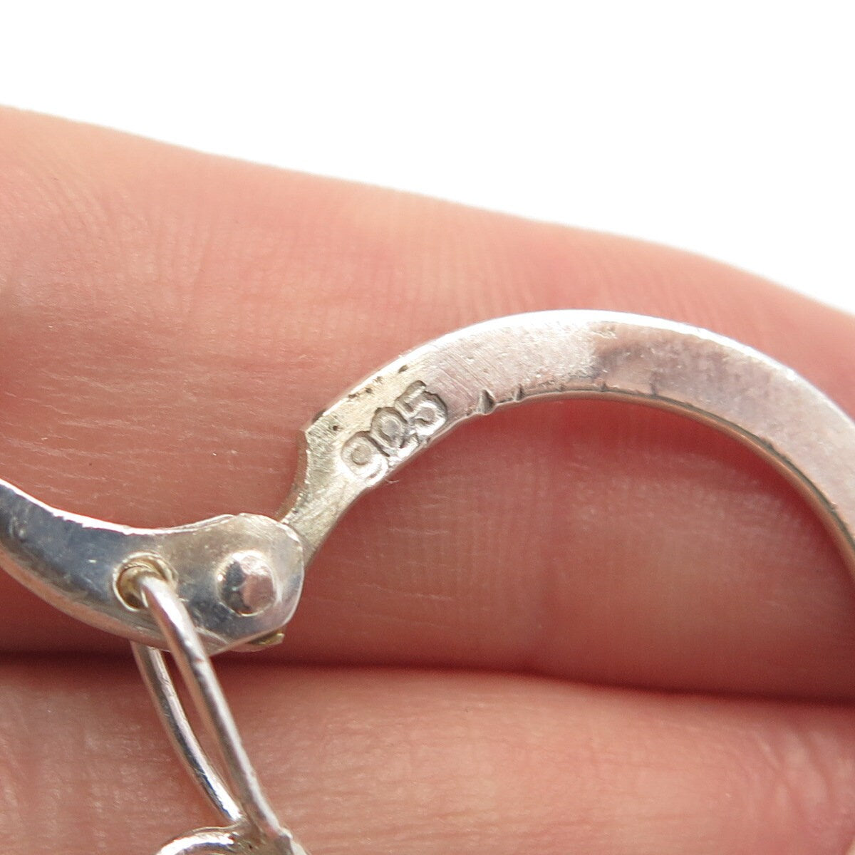 925 Sterling Silver Vintage Tribal God Key Chain Ring