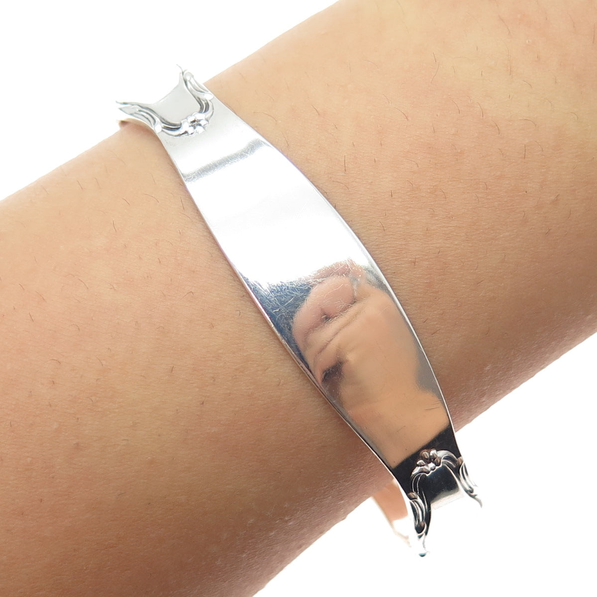 REED & BARTON 925 Sterling Silver Vintage 1955 Tara Adjustable Bracelet 6.5"