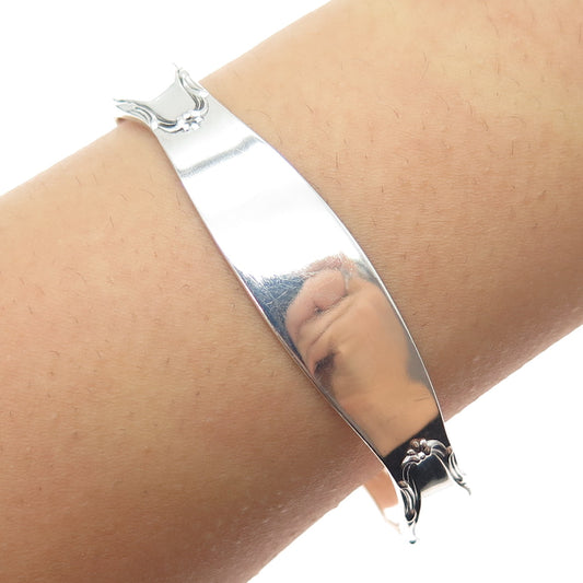 REED & BARTON 925 Sterling Silver Vintage 1955 Tara Adjustable Bracelet 6.5"