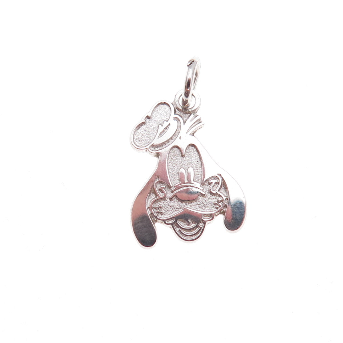 Disney 925 Sterling Silver Vintage Goofy Charm Pendant