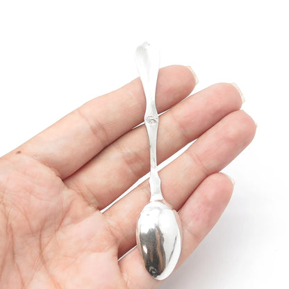 925 Sterling Silver Antique Art Deco Rockefeller Center Coffee Spoon