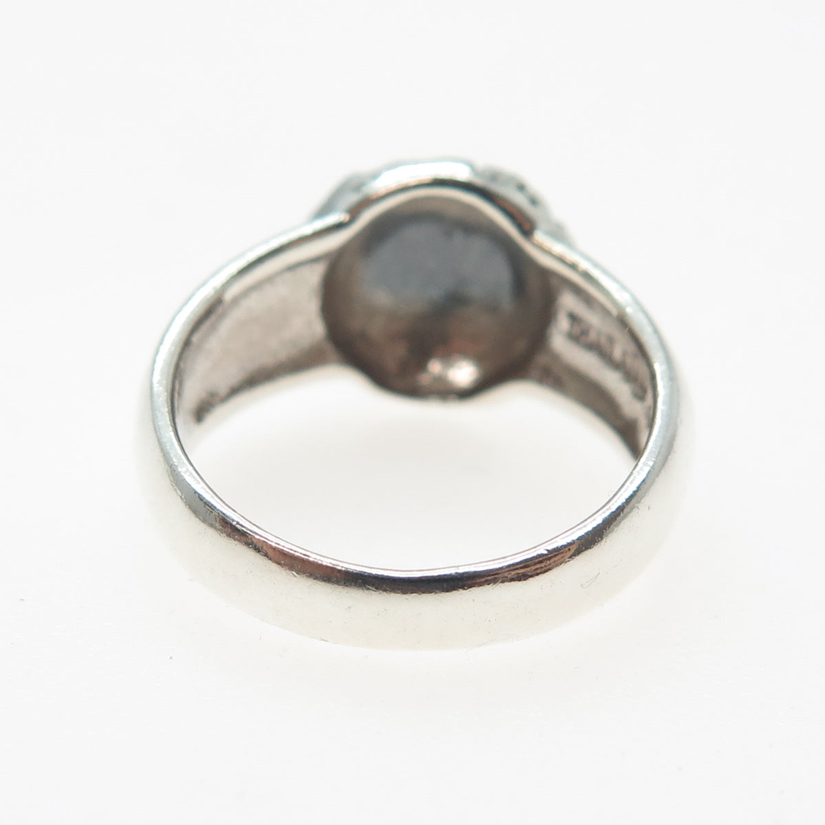 MWS Mark Wasserman Samara Sterling Silver Vintage Woven Oxidized Ring Size 6.25