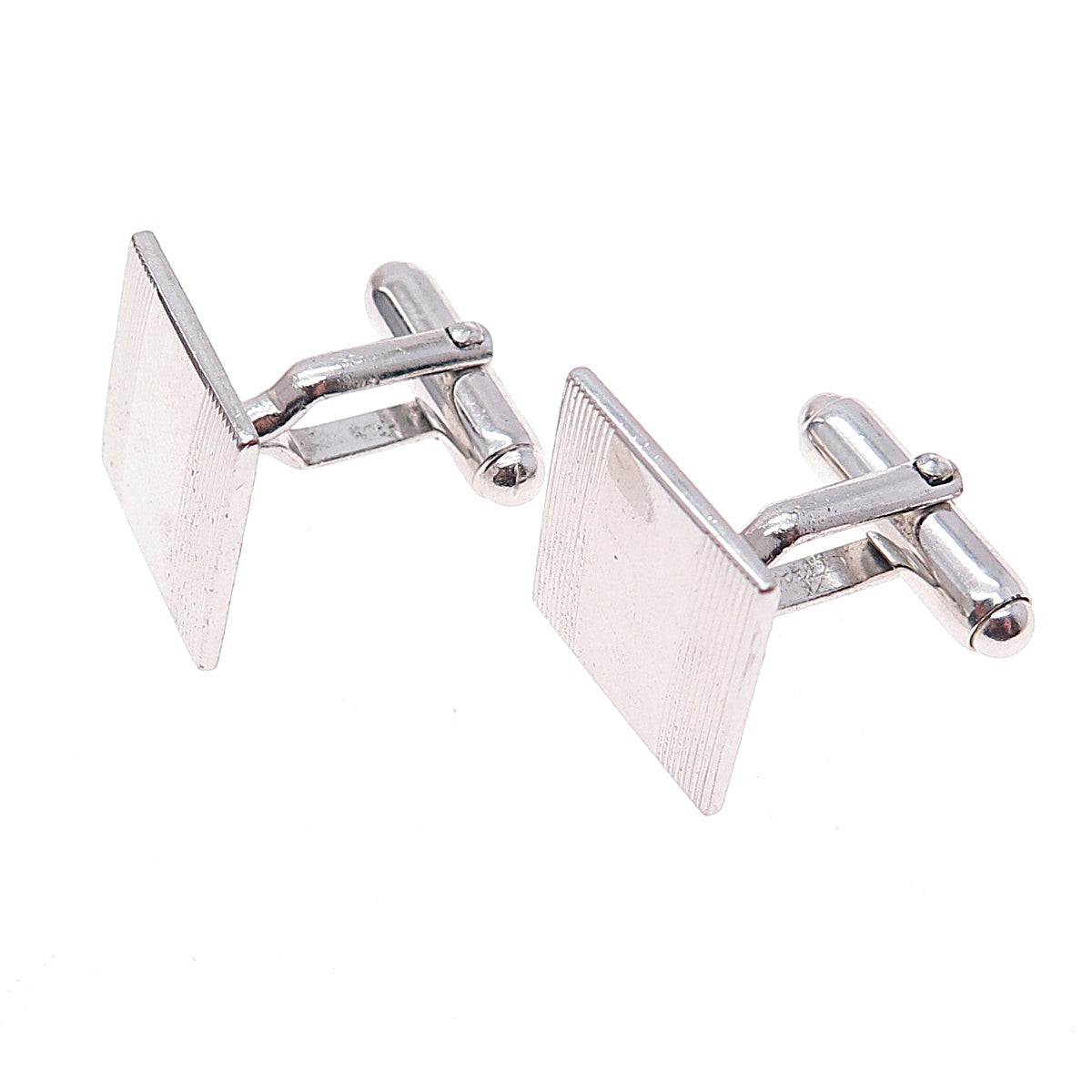 925 Sterling Silver Vintage Square Cufflinks