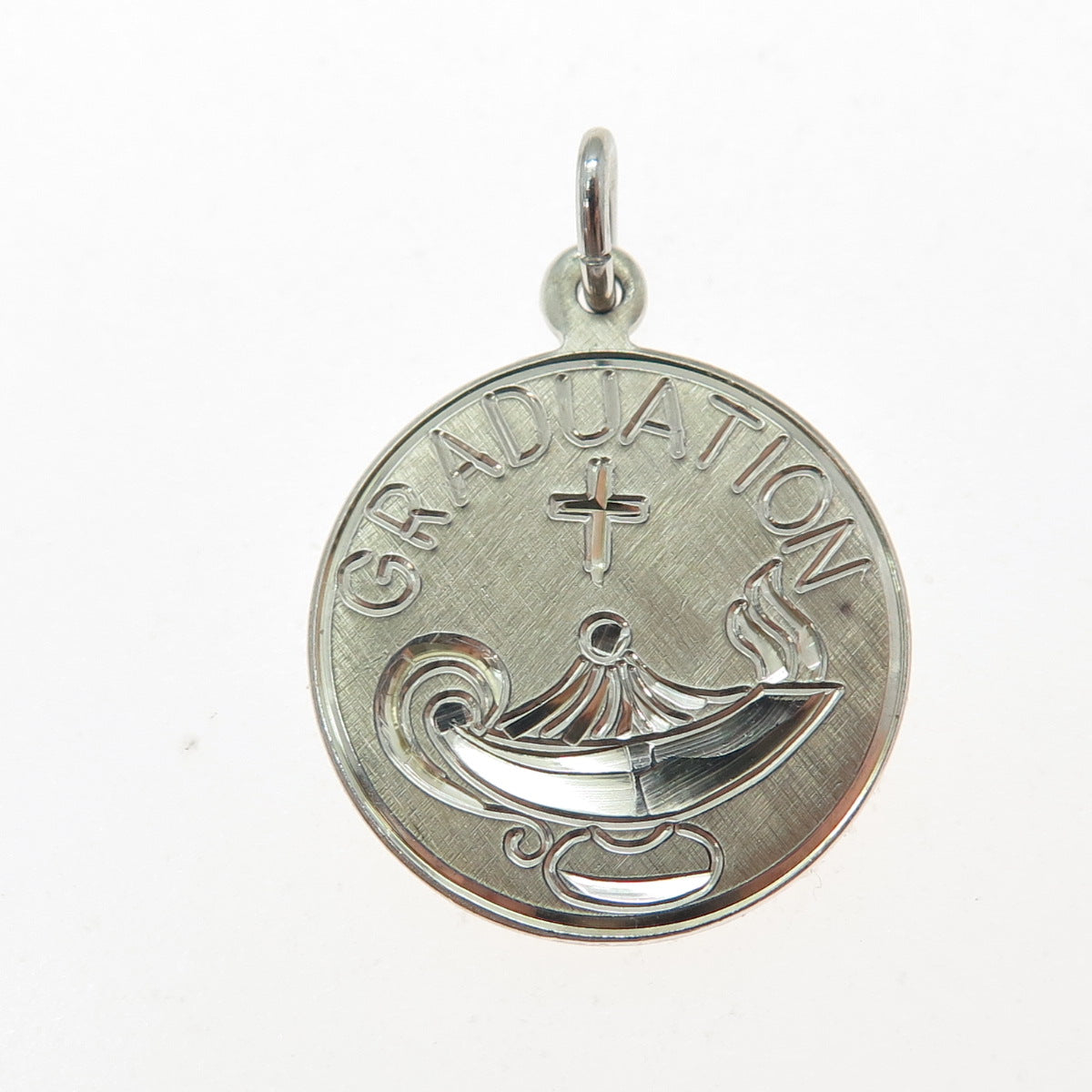 CREED 925 Sterling Silver Vintage Graduation Charm Pendant